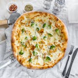 Chick & Broccoli White Pizza