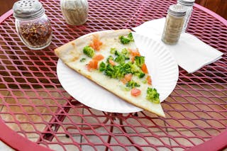 White Deluxe Pizza