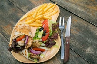 Grilled Chicken on Pita