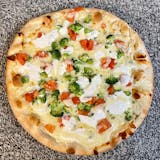White Veggie Gourmet Pizza