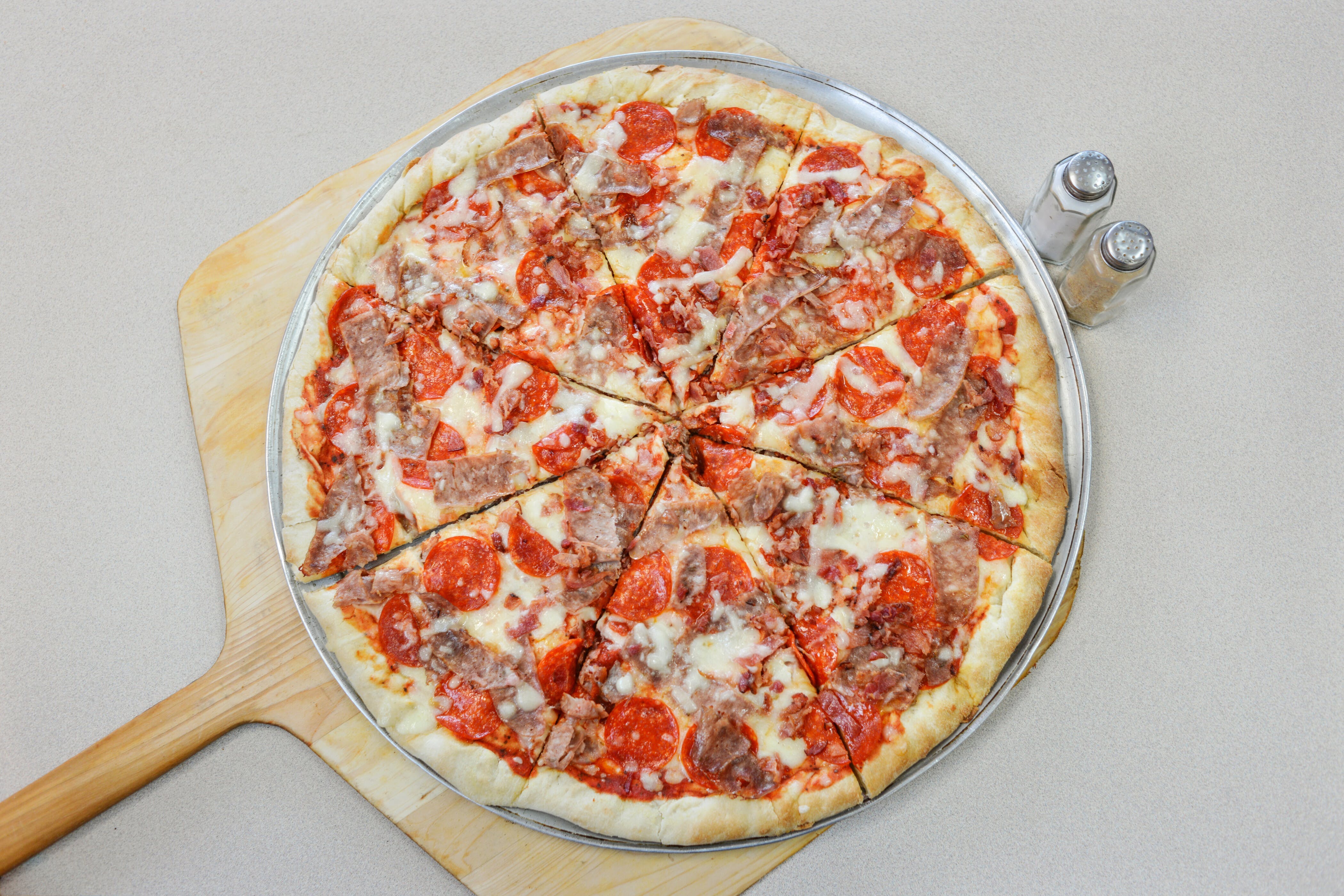 Meat Lovers Stuffed Pizza