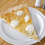 White Ricotta Pizza Slice
