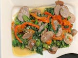 Broccoli Rabe & Roasted Peppers with Sausage