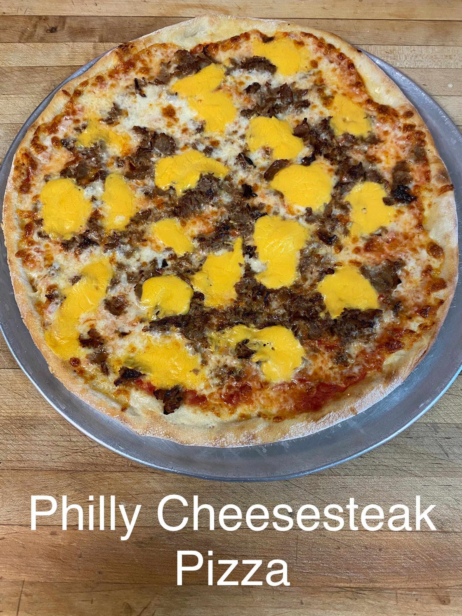 Philly Cheesesteak Pizza