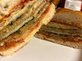 Eggplant Parmigiana Sandwich