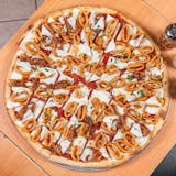 1. Sweet & Spicy Calamari Fusion Style Pizza