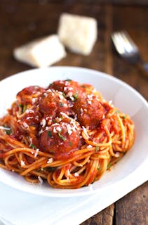 8. Spaghetti with Meatballs