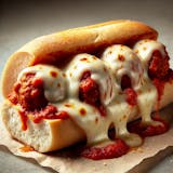 Meatball Parmigiana Sub