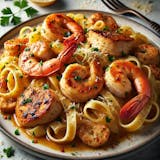 Cajun Chicken & Shrimp Pasta