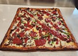 Square Philly Cheesesteak Pizza