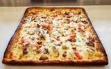 Square Chicken Bacon Ranch Pizza