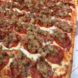 The Ultimate Meat Deep Dish Pizza
