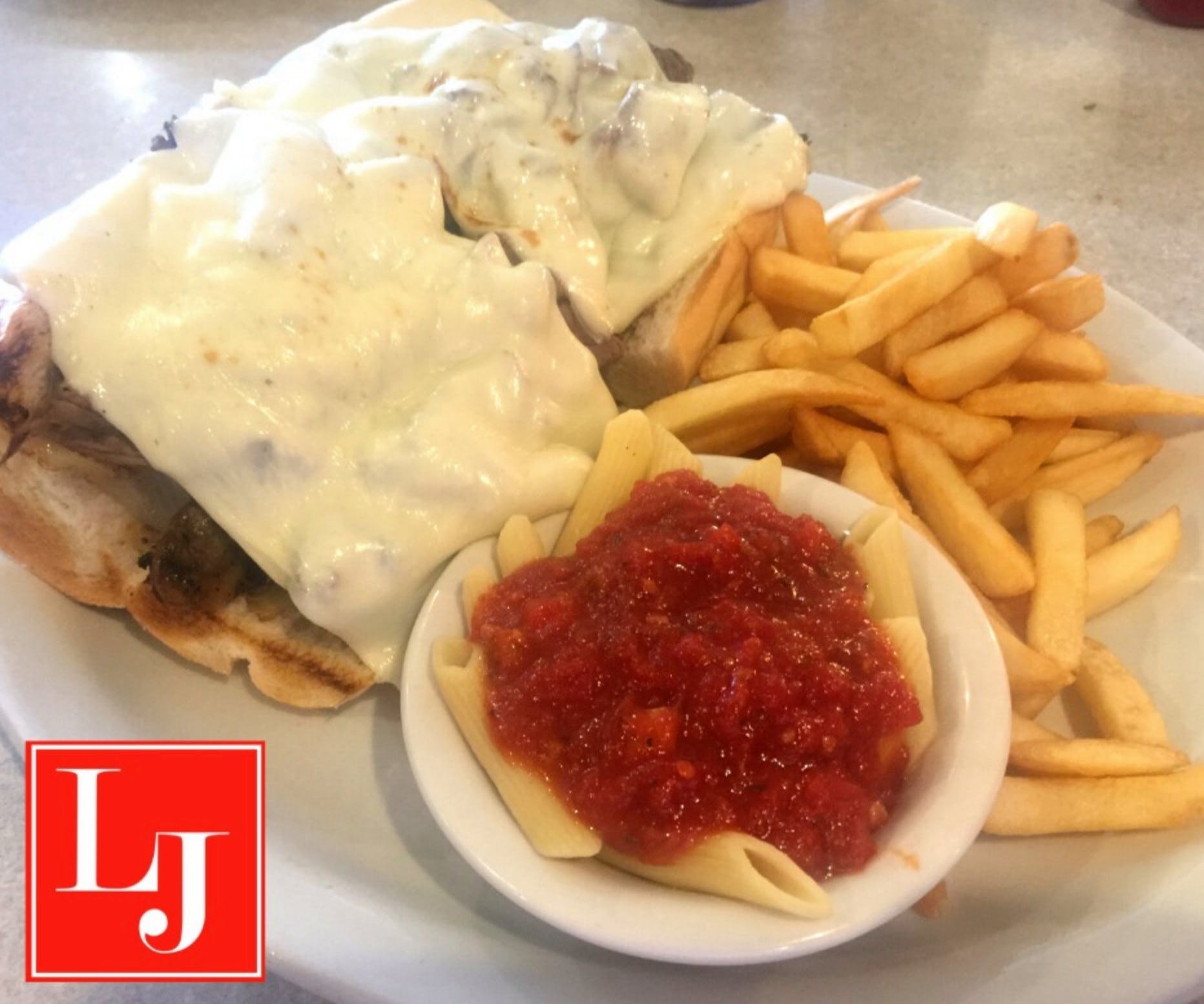Order Abby’s Philly Sandwich - Sandwich food online from Little Joe's Restaurant-Pizza store, Tinley Park on bringmethat.com