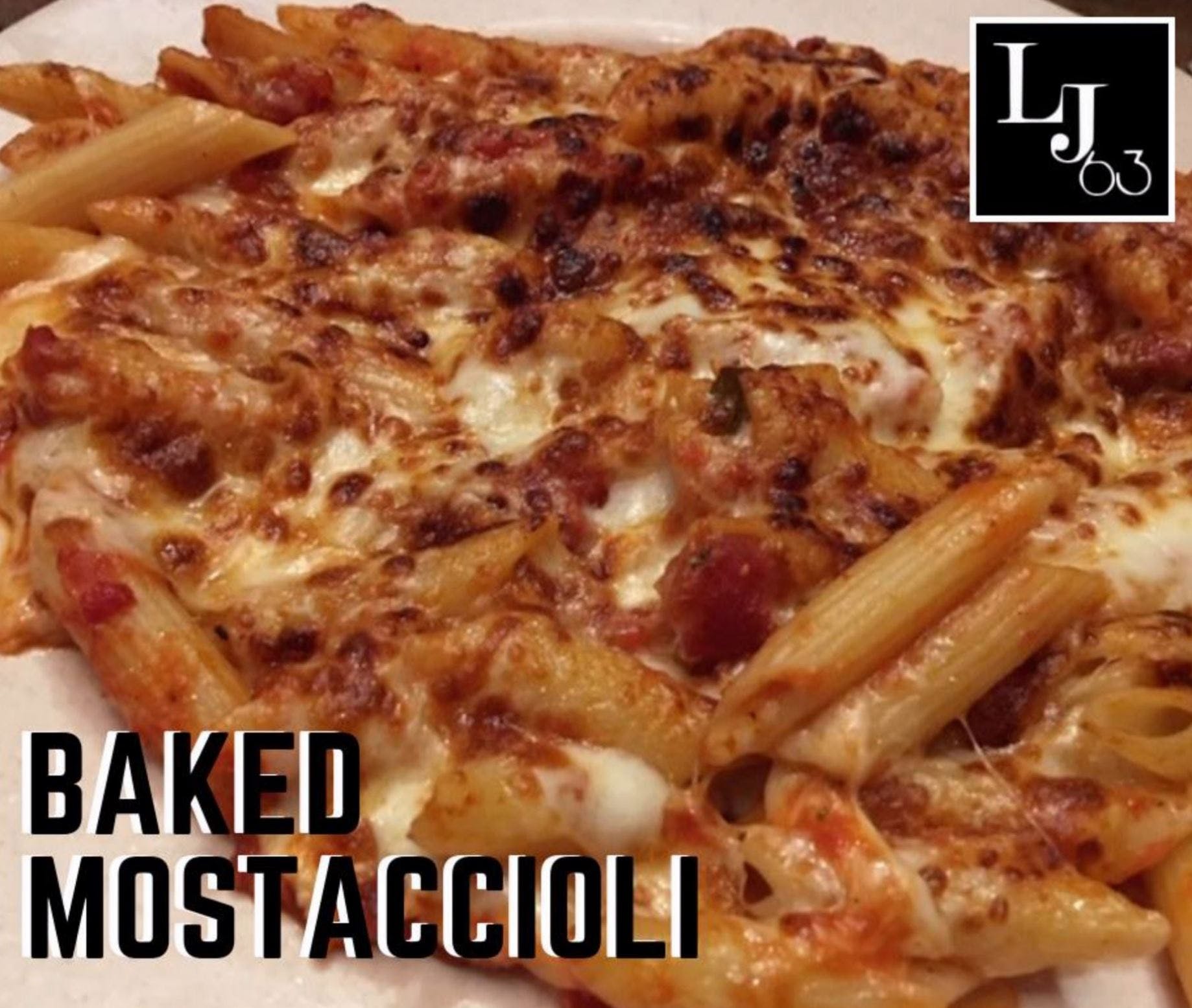 Order Baked Mostaccioli - Pasta food online from Little Joe's Restaurant-Pizza store, Tinley Park on bringmethat.com