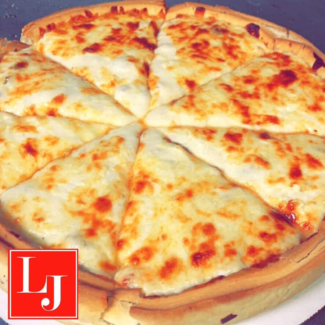 Order Pan Cheese Pizza - Small 10" (Serves 2-3) food online from Little Joe's Restaurant-Pizza store, Tinley Park on bringmethat.com