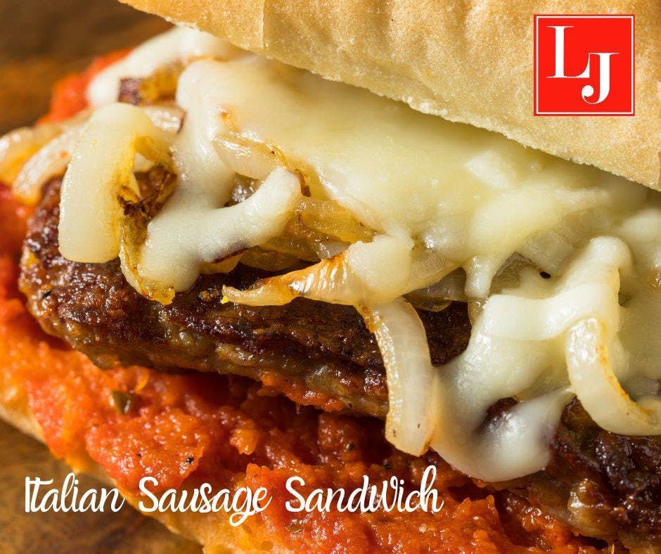 Order Italian Sausage Sandwich - Sandwich food online from Little Joe's Restaurant-Pizza store, Tinley Park on bringmethat.com