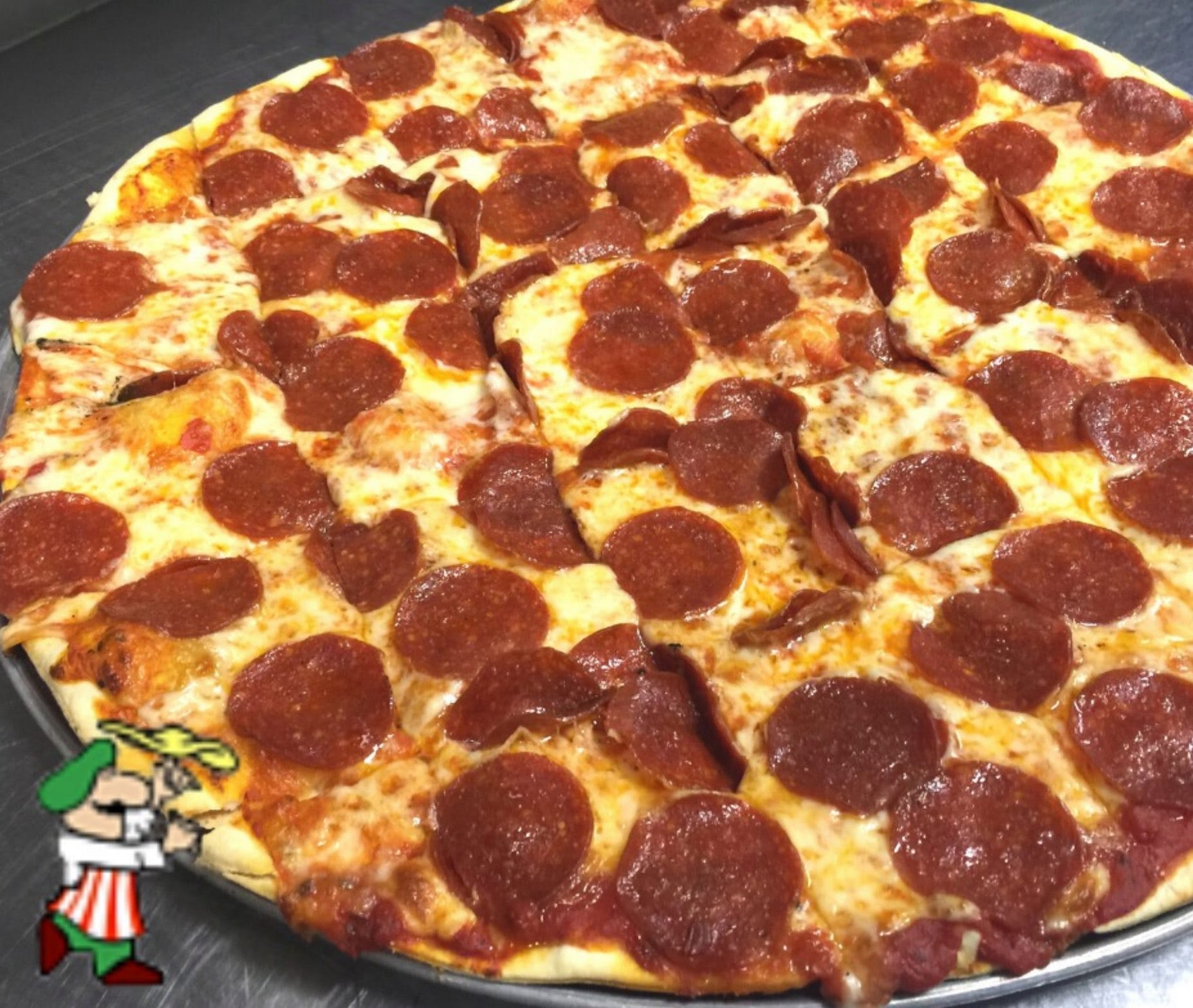 Order One Topping Pizza - Mini 8" (Serves 1) food online from Little Joe's Restaurant-Pizza store, Tinley Park on bringmethat.com