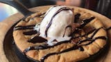 Delicious chocolate chip skillet cookie