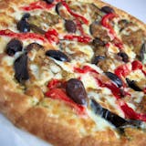 Roasted Eggplant Pizza