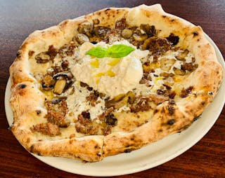 Bianconeri Truffle Burrata Pizza