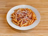 Mushroom, Chicken Creamy Pasta with Tomato Sauce