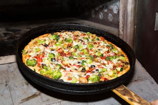 White Vegetable Special Pizza