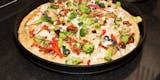 Deep Dish Grilled Veggie Pizza