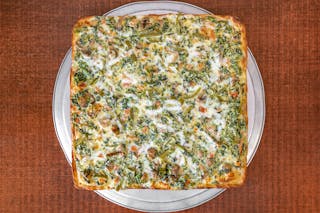 Grandma with Grilled Vegetable Pizza