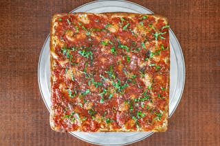 Grandma Thin Sicilian Cheese Pizza