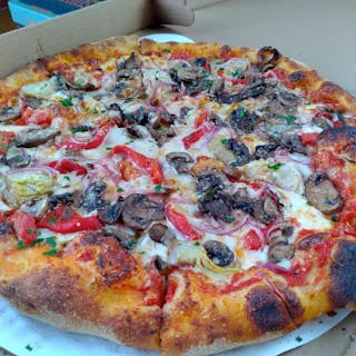 All Roasted Veggie Pizza