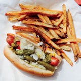 Garden Hot Dog with Fries