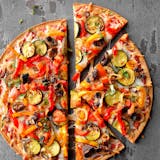 Thin Vegetable Pizza