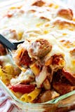 Baked Mostaccioli with Meat & Cheese