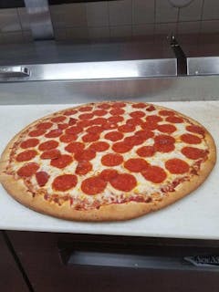 One Topping Pan Cheese Pizza