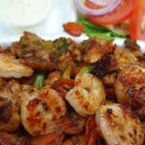Grilled Chicken & Shrimp with Rice Special