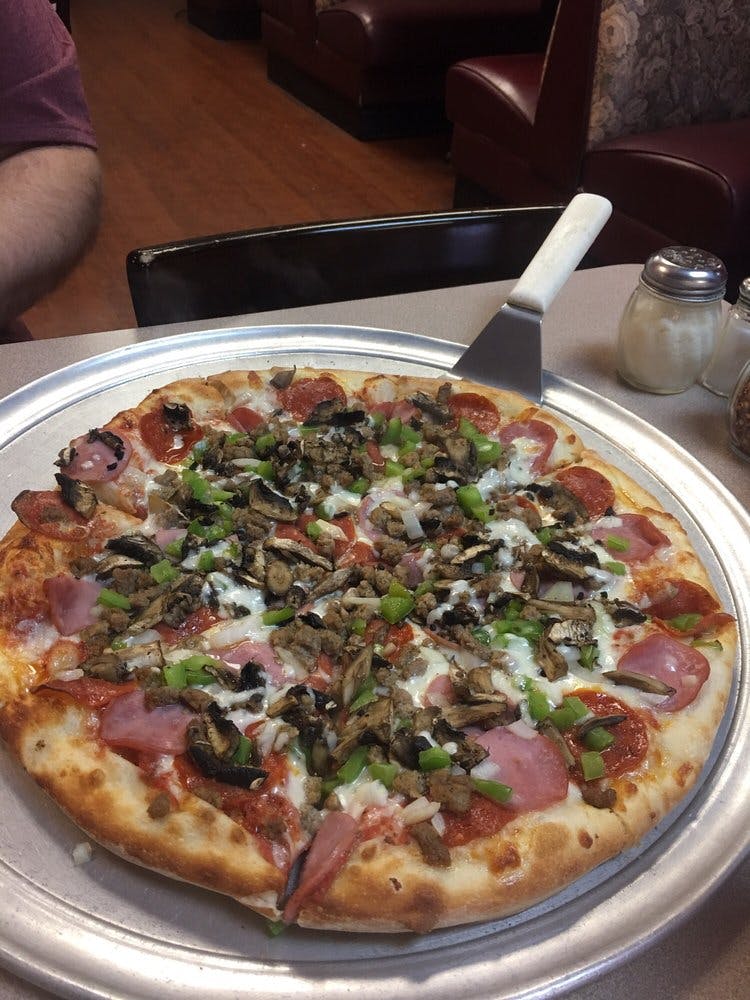Deep Dish Sicilian Supreme Pizza