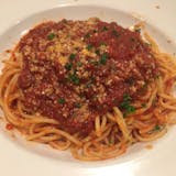 Spaghetti with Meat Sauce Dinner
