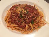 Spaghetti with Meat Sauce Lunch