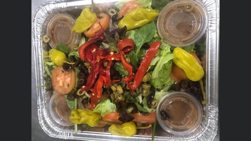 Order Insalata Del Bosco Salad - Salad food online from Portofinos Italian Restaurant store, Krum on bringmethat.com