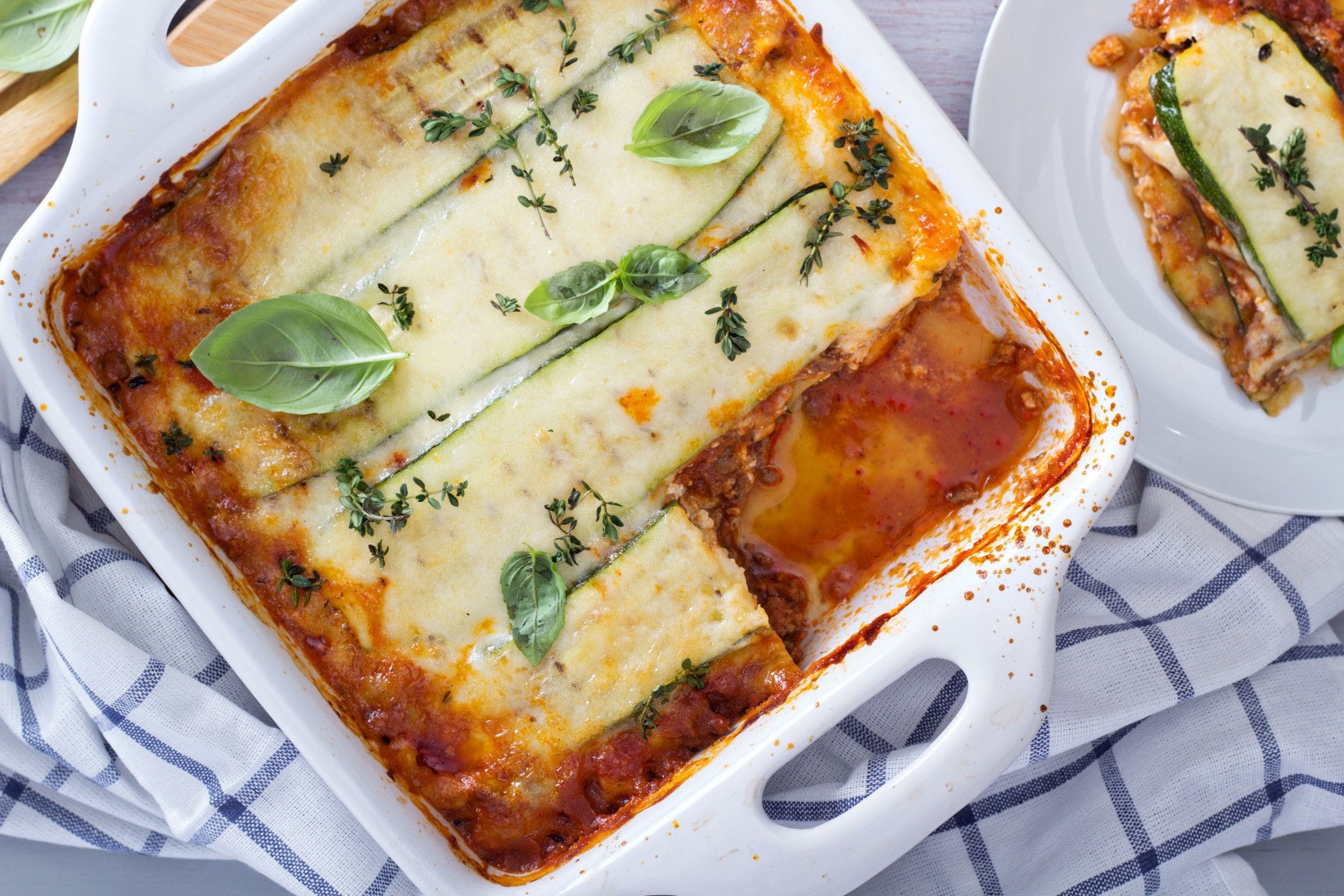 Order Meat Lasagna - Pasta food online from Portofinos Italian Restaurant store, Krum on bringmethat.com
