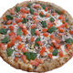 Spinach Garlic Pizza