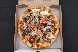 Portuguese Supreme White Pizza