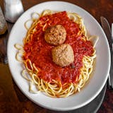 #27. Spaghetti with 1 Meatball Lunch