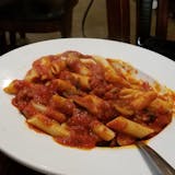 Pasta with Mushrooms & Tomato Sauce