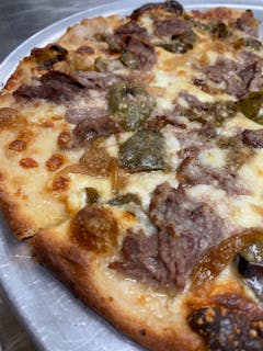 Philly Steak n Cheese Apizza