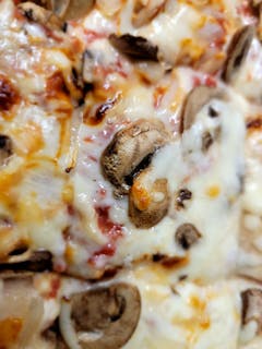 Mushrooms & Mozzarella Pizza