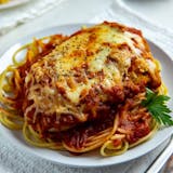 Spaghetti with Chicken Parmesan