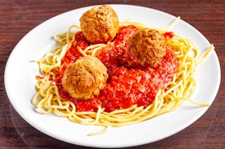 Spaghetti with Homemade Meatballs
