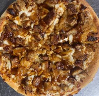 BBQ Chicken White Pizza