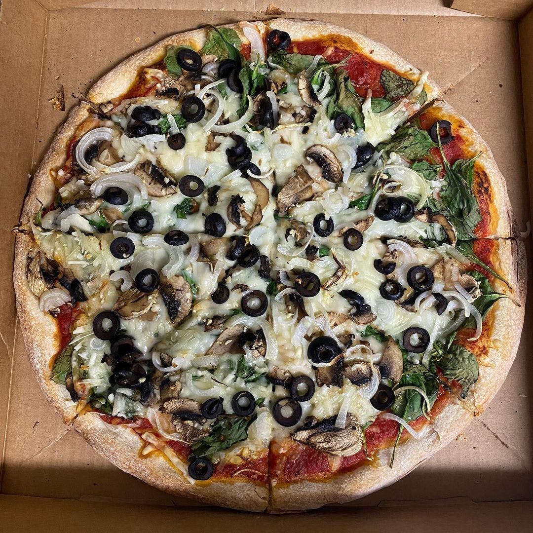 Order Veggie Spectacular Pizza - 12'' (8 Slices) food online from Astra Pizza store, St Petersburg on bringmethat.com